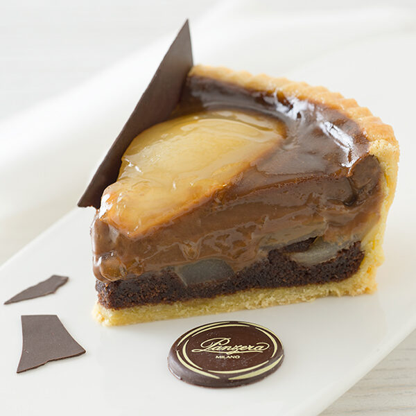 pere e cioccolato fetta